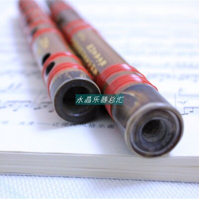 刘顺生精制竹笛双插白铜 二节笛子两节 精品双套Q横笛 有D调平均