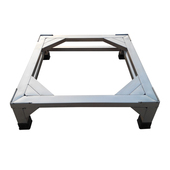 洗衣机底座滚筒洗衣机托架全自动洗衣机冰箱不S锈钢支架加高架子