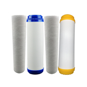 家用五级净水器滤k芯通用前四级套装 10寸pp棉超滤机配件耗材过滤