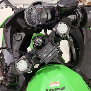 适用川崎 NINJA400忍者400 Z400摩托车铝P合金手机支架运动相机架