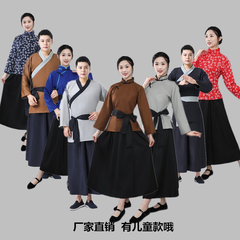 速发古装汉服店姑服装古代农村平民百姓丫鬟戏服酒二村小楼演出服