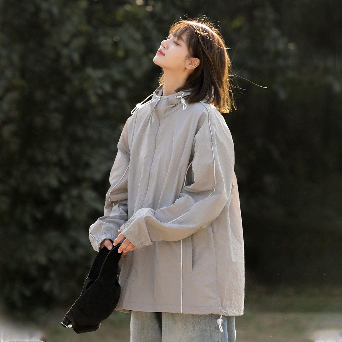 速发户外0感防晒服2凉25新款夏季晒防衣薄款透气bf大码宽松开衫外