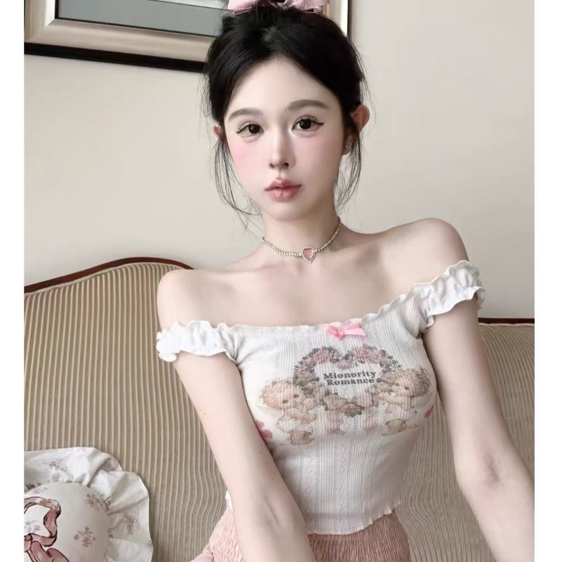 速发00嗲大美主播清纯少甜美斤性感显胸印花绝码吊带背心夏