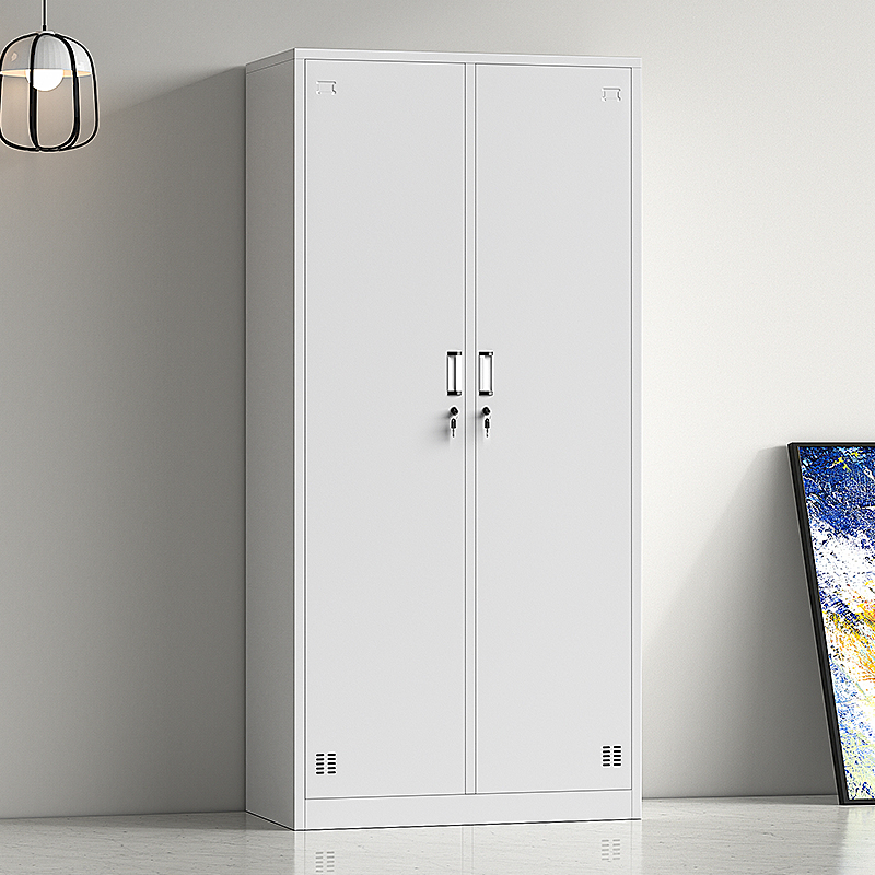 速发办公二门铁舍更衣柜员工柜子宿两储物柜带锁皮门健身房浴室换