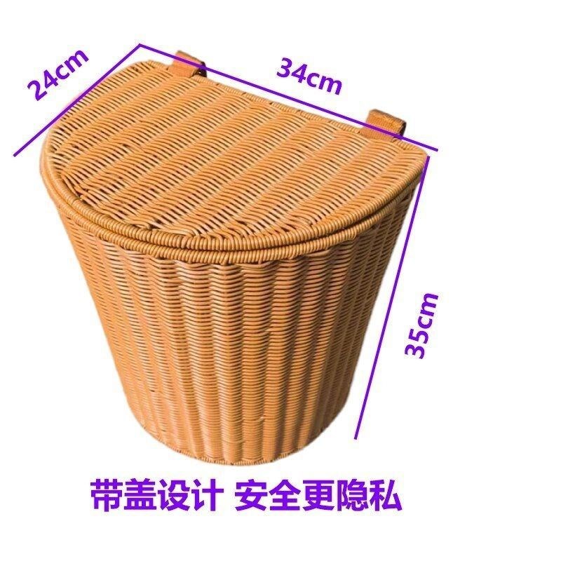 速发仿买背篓双肩背篮户外采摘篮购物朋大容量背篼藤菜年轻人小篮