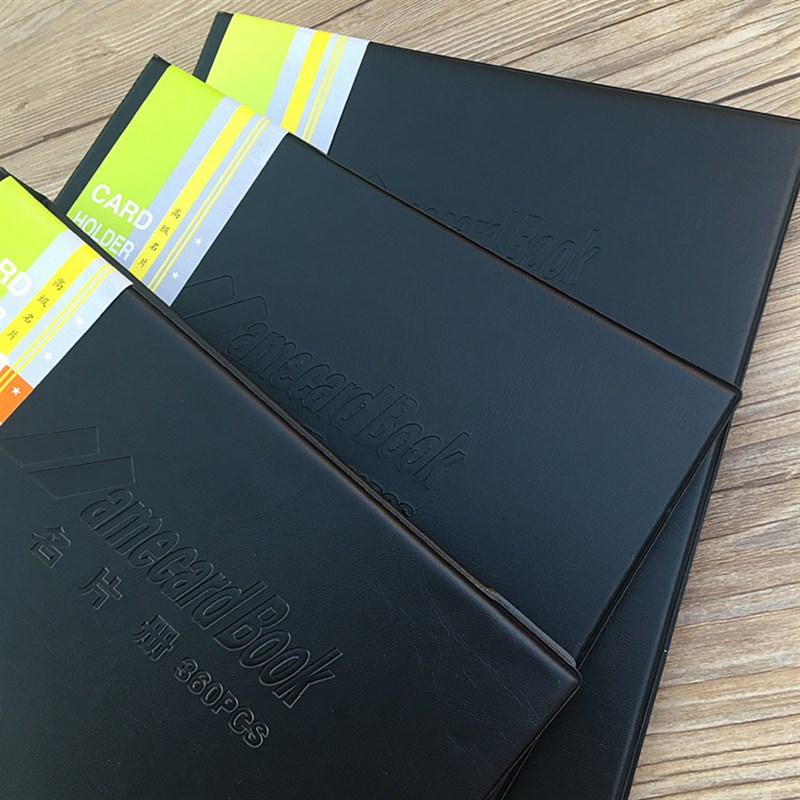 速发名片容大册量商务卡本简约名片本名片夹卡包式男集卡册名片簿