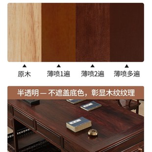 速发木器漆家具翻透木喷漆白色油漆自门地板改色手喷漆原木色新明