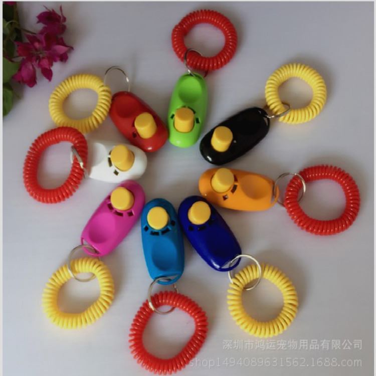 宠物训练响片Clicker宠物训练器训犬响片训狗器狗狗训练响片玩具
