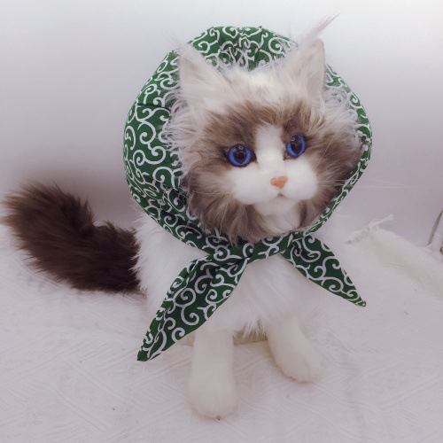 柴犬离家出走小包袱猫咪狗狗专用睡觉装饰围脖饰品兜可爱宠物枕头