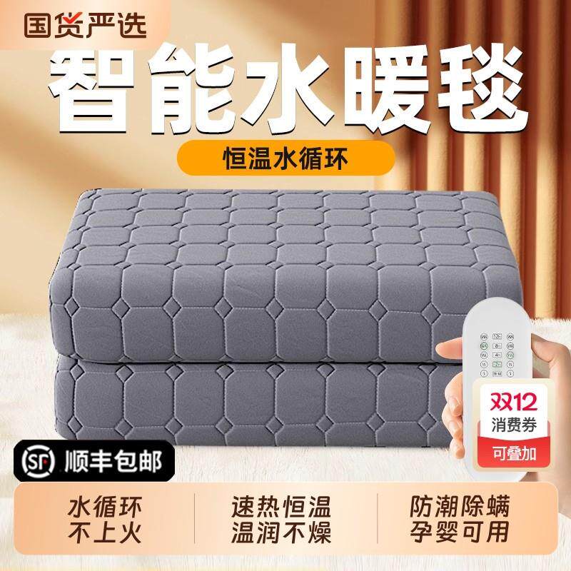 水暖电热毯电褥子双人人水循环炕2025新款水热毯水床垫暖毯调温