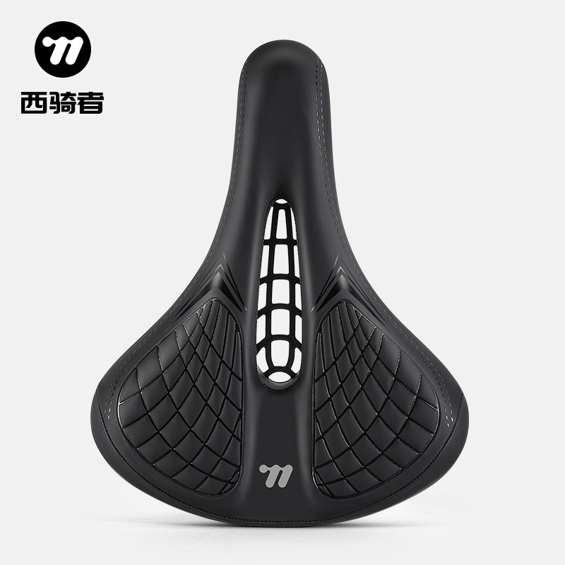西骑者自行车坐垫防屁股痛山地车超软加宽加厚减震座垫骑行鞍座