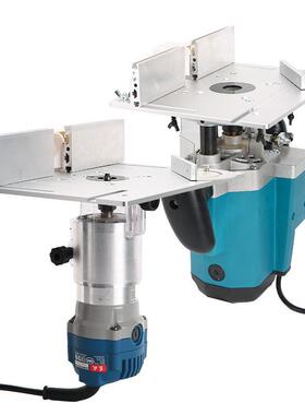 电木倒装具板S8雕刻机木工作台倒56609角修边开槽工铣微型台锯面