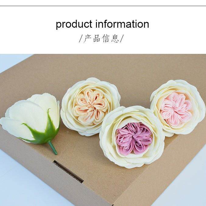 新款仿肥真斯汀香皂花花FZH-0320头巨型皂花大厄瓜多尔玫奥瑰花直