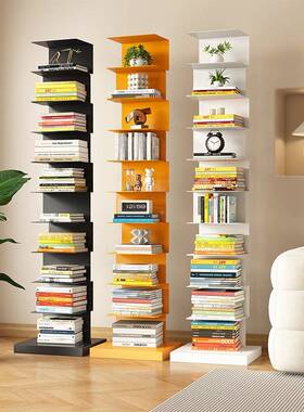 设计师书架旋转形螺旋展示44198架厅铁艺家用隐物转角置架室客内