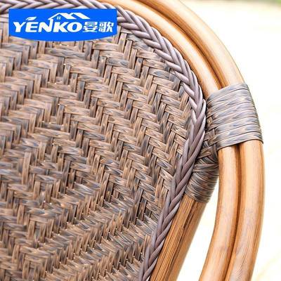 藤无品牌/椅件套别墅家用阳台小桌椅室三内庭外茶组合户外院休闲