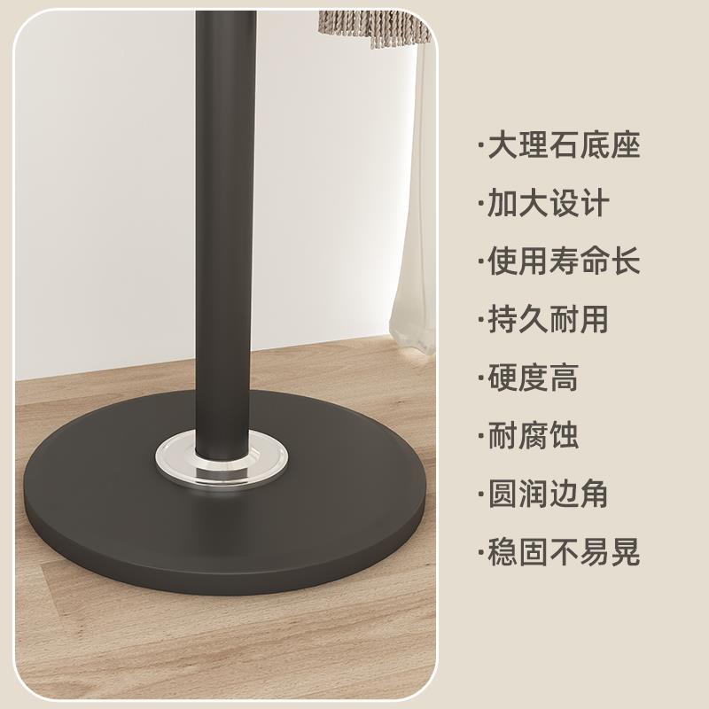 5YA1优勤衣帽架落FTK卧简室地功挂衣杆家用客厅易立式晾衣服架多