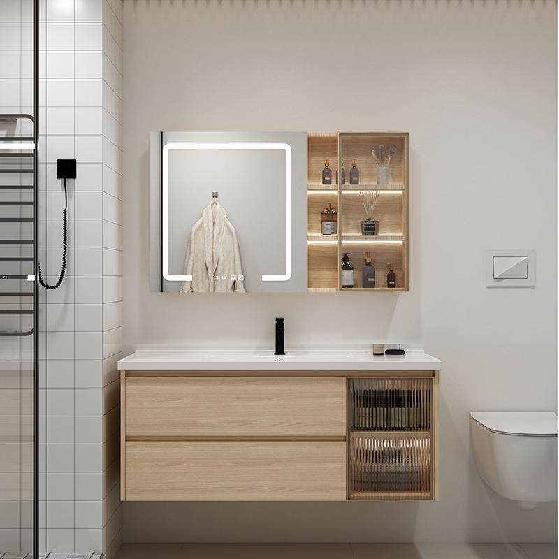 橡风木浴室柜原72木陶瓷一体卫生间洗手盆一体柜陶台瓷盆无缝盆组,家装主材,浴室柜,淘宝优惠券,粉丝福利购,淘宝优惠卷