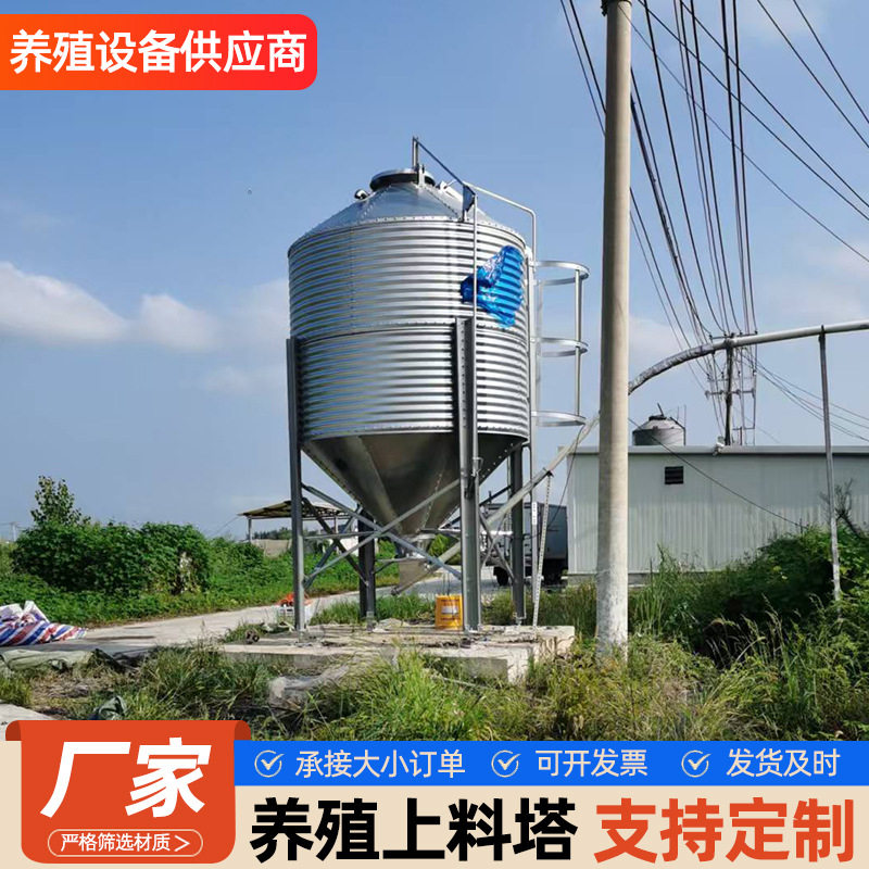 猪用自动喂料线料塔全套