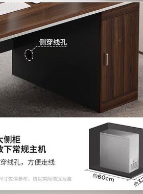 代双人位职员办公桌椅组合WHJ简约现员办公室老板桌对坐工脑位电