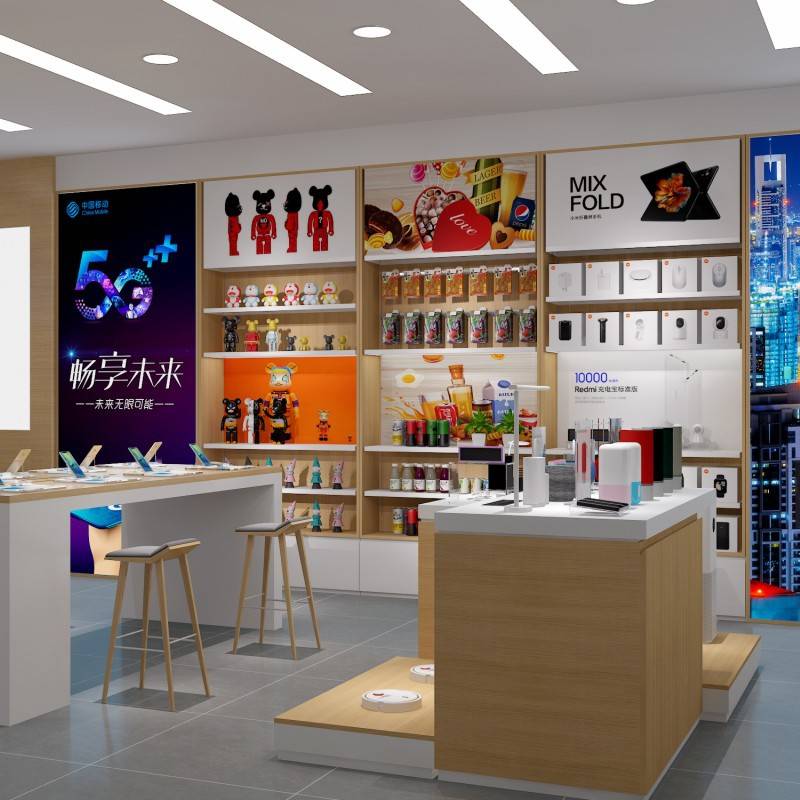 移动营业厅受理台台席商场展柜展示柜台展台智能智能展示柜