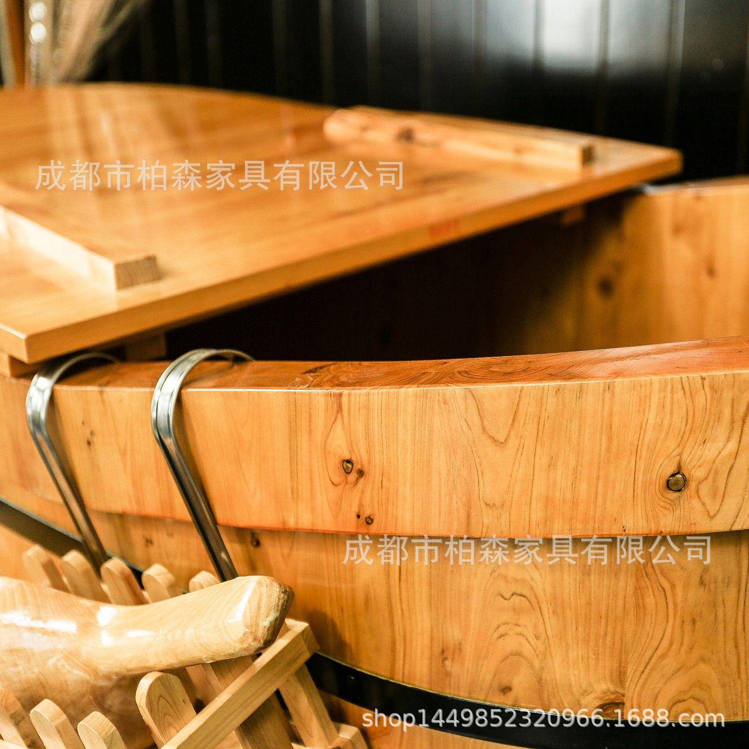 悦柏享香木沐木浴桶成人泡桶洗澡桶桶浴足熏蒸实木桶儿澡TJX童浴