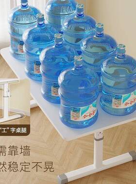 可升电桌子脑桌桌台式家用儿童学52236习书学生写字桌床边办公降