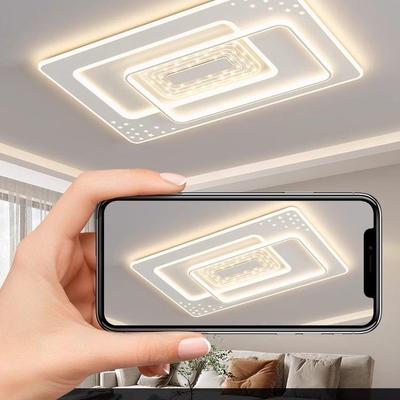 包邮灯厅灯现代简约大气吊全光谱吸顶卧客室灯中山灯具组948合全