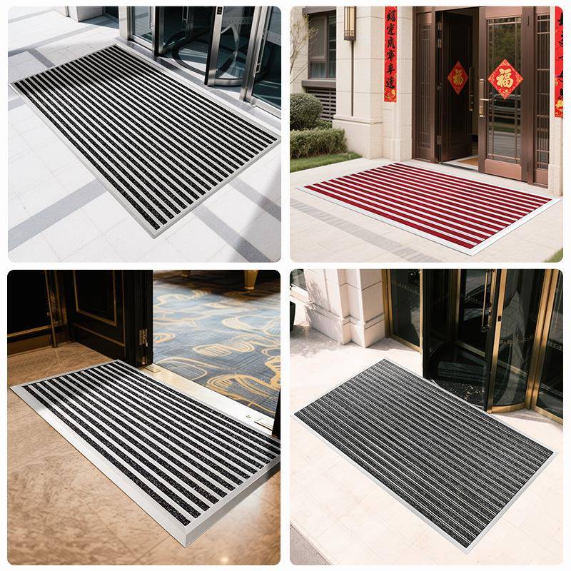 平铺式UGM铝合金尘地除土垫店超市大门口进门刮泥垫门外蹭地毯酒