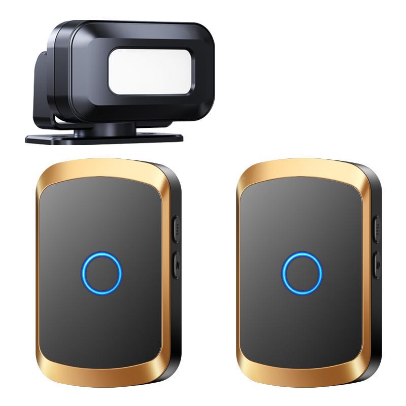 门口音欢迎临感应FKC器分体店式进门光铃迎宾店铺超市进语提示报