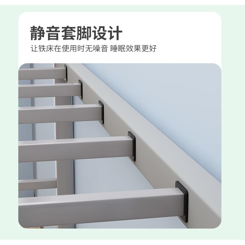 K8上下铺铁床双层铁架床双人员工宿舍上下床工人学校架子高低铁艺