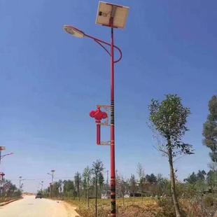 LED太阳能路灯6米新农村LED灯大功率高杆灯照明路灯太阳能户外灯
