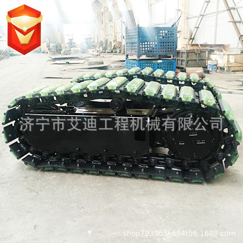 挖机结构件四轮一带链条钢制掘位履履带大小RHZ吨挖机橡胶带