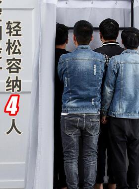 商场折临移动示试衣间37381服时装店落地便携式可叠简易更衣室展