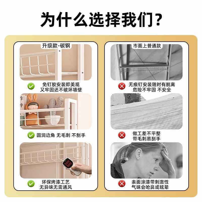 儿门后书架地置物架ZHR壁挂一体靠墙铁艺童简易落家极用窄夹缝收