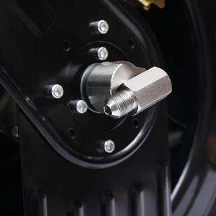 自动HDI收缩管卷器洗车洗地即自油动收管器拉即停水鼓鼓高压绕管