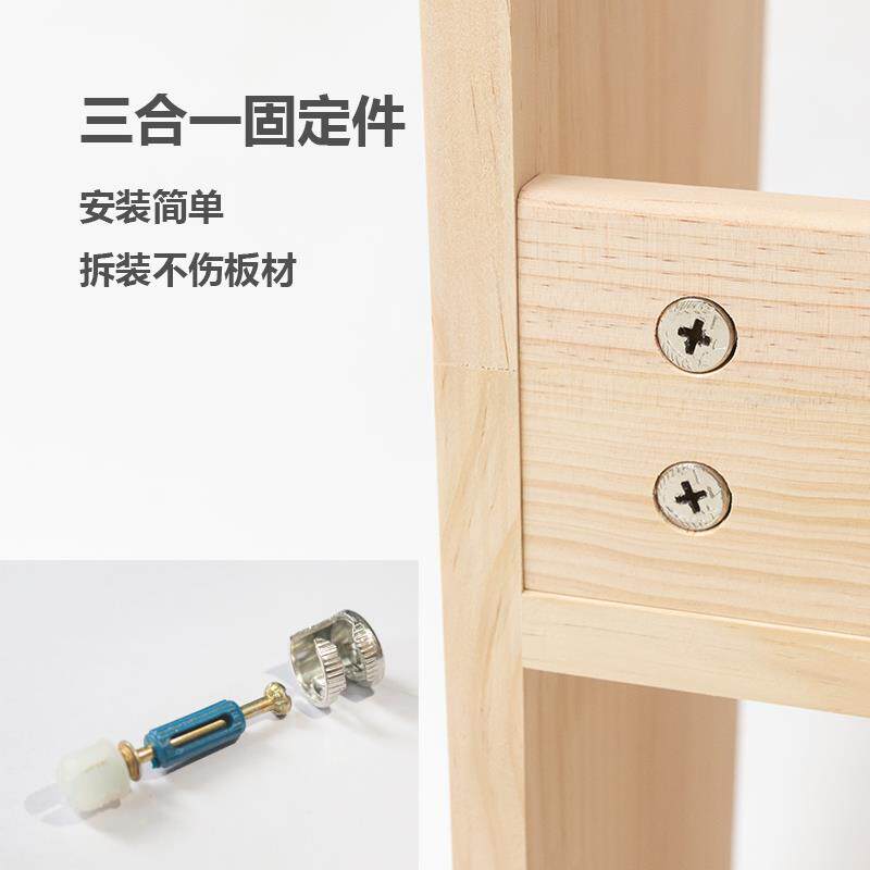 K8纯实木格格子柜由组自合单个落方地拼装收纳小书柜置物架无品牌