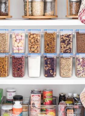 厨房五谷粮JH031400杂纳盒1件套1.6升储2物罐防潮透明密封PP收保