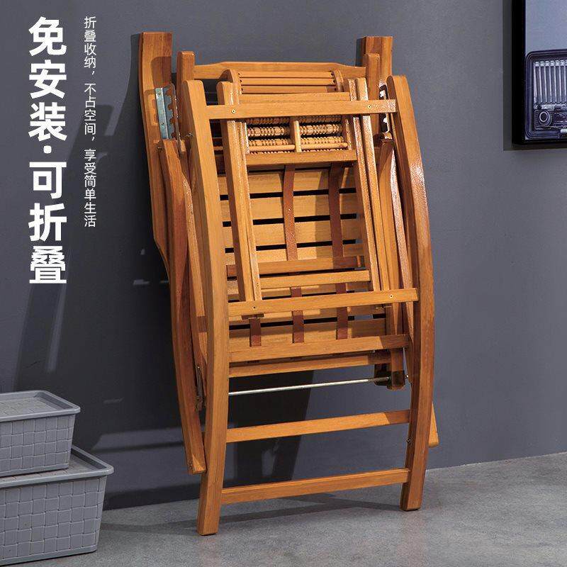 批摇摇椅躺午休椅折叠藤竹椅椅大人老人逍遥子靠ZDYY背阳台家用休