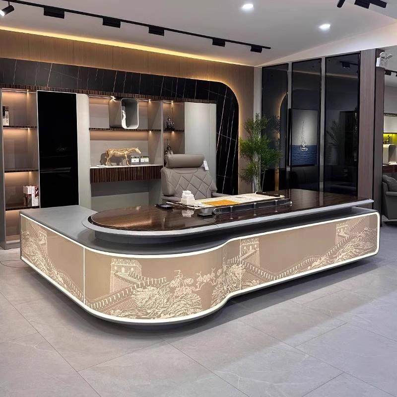 中式高带端老板桌办公桌现代轻奢新大台董事长办公室总87729班裁,玩具/童车/益智/积木/模型,其它,淘宝优惠券,粉丝福利购,淘宝优惠卷