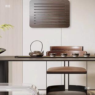 电胡桃木改造免挡玄电表箱装饰画餐厅遮下箱打孔客厅关闸IDC箱强