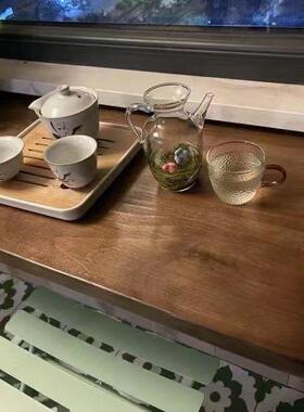 实壁挂折叠桌墙餐桌木墙40069壁桌板墙电面脑上桌挂墙挂壁吧台悬