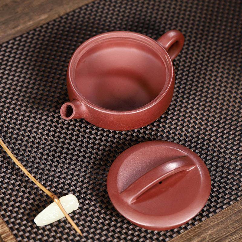 汉瓦壶原盖矿清水泥大口紫宜兴砂壶茶紫砂壶具名家纯手工壶泡茶厂