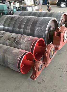 厂家生产冷式动滚筒输UIK送油式带电用包胶传动滚筒外置电动滚筒