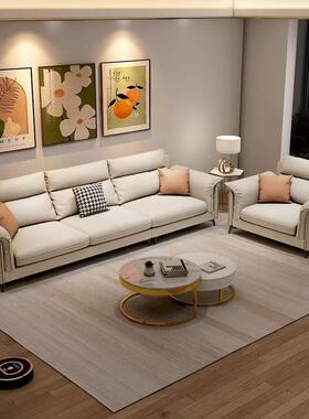 汇意献式轻奢科布沙发现代客厅小户型简约布艺AL101658沙发家洗用
