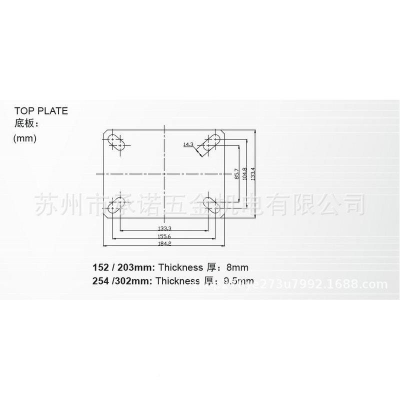 重载型8寸0色寸1重2寸黑MCXCH尼龙万向轮载1.8吨重型脚1轮设备轮