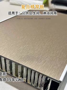 公共复厕所隔断合铝蜂窝隔断办板DA-145抗倍特防水潮板公楼卫防生