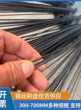 环种卫扫清扫车纯钢丝盘混合丝圆刷耐磨扫地020326路圆扫刷多支持