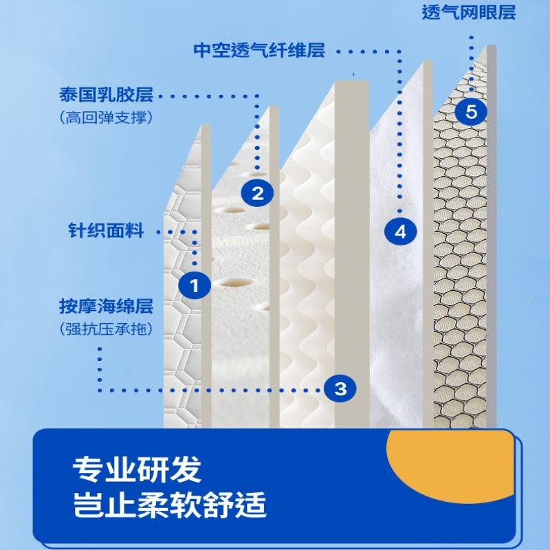 a类记忆乳胶垫学生宿舍软45301垫棉榻榻床垫米子褥子单双人海床绵
