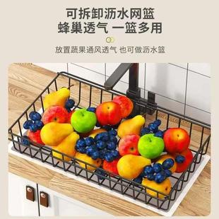 储厨房置物架置厂家直供架宿加厚物家用舍果蔬菜篮收纳架多功能网