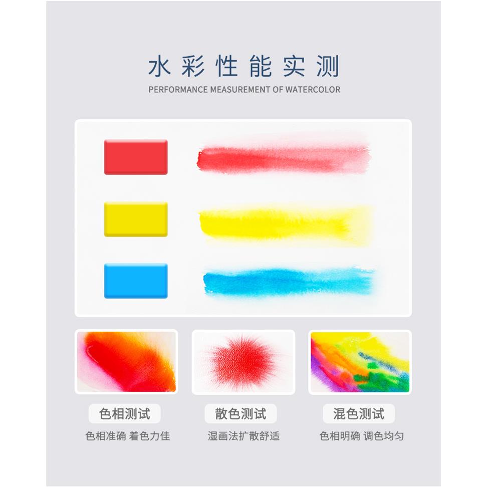 卡套乐酷固991学体水彩颜料色装绘画套装初者色色跨境